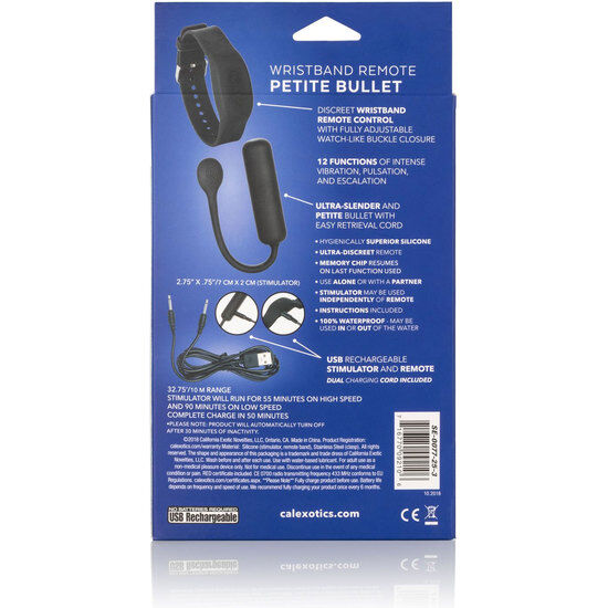 CALEXOTICS - WRISTBAND REMOTE PETITE BULLET - 4