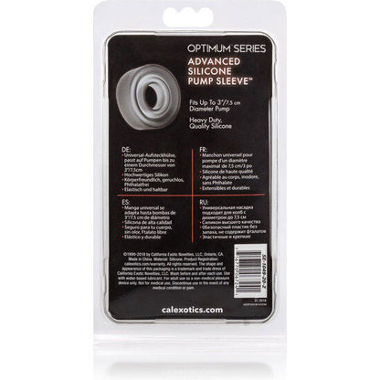 CALEXOTICS - ADV BLACK SILICONE PUMP SLEEVE