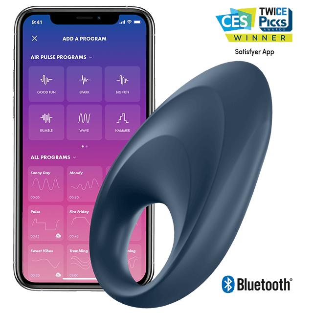 SATISFYER - MIGHTY ONE RING VIBRATOR APP - 6