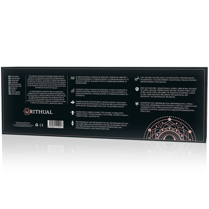 RITHUAL - POWERFUL RECHARGEABLE AKASHA WAND 2.0 BLACK - 5