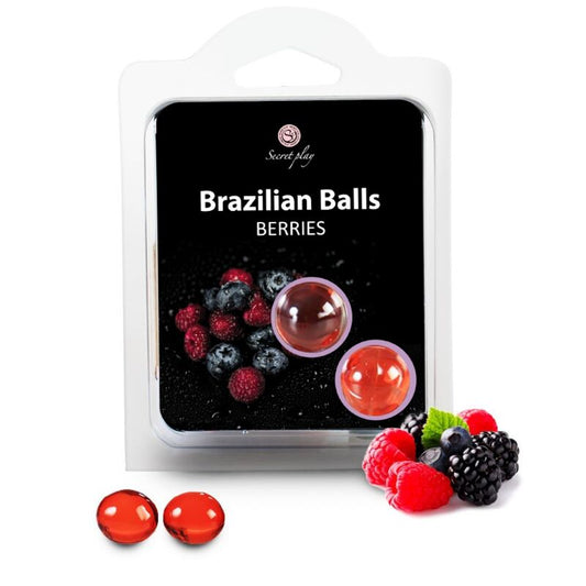 SECRETPLAY - 2 BRAZILIAN BALLS BERRIES - 1