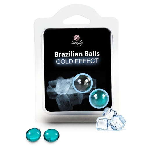 SECRETPLAY - PALLINE BRASILIANE EFFETTO FREDDO 2 UNITÀ - Secretroomsexyshop