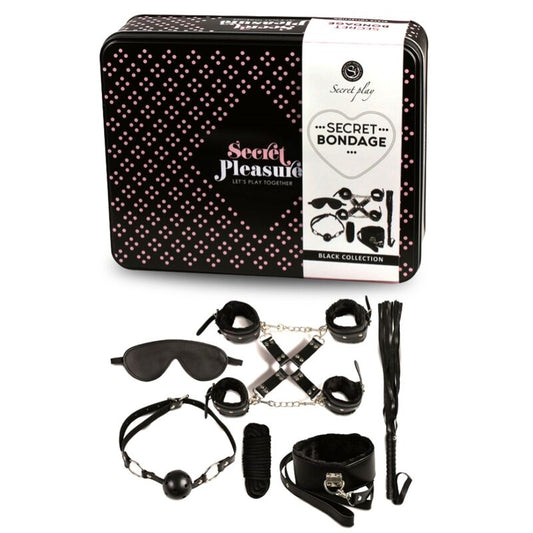 SECRETPLAY - BDSM SET 8 PCS BLACK - 1