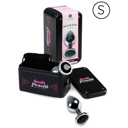 SECRETPLAY - ANAL PLUG BLACK S - 1
