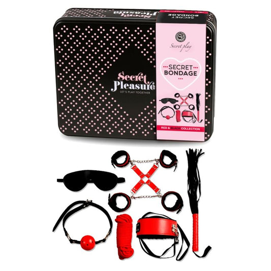 SECRETPLAY - BDSM SET 6 PCS RED COLLECTION - 1