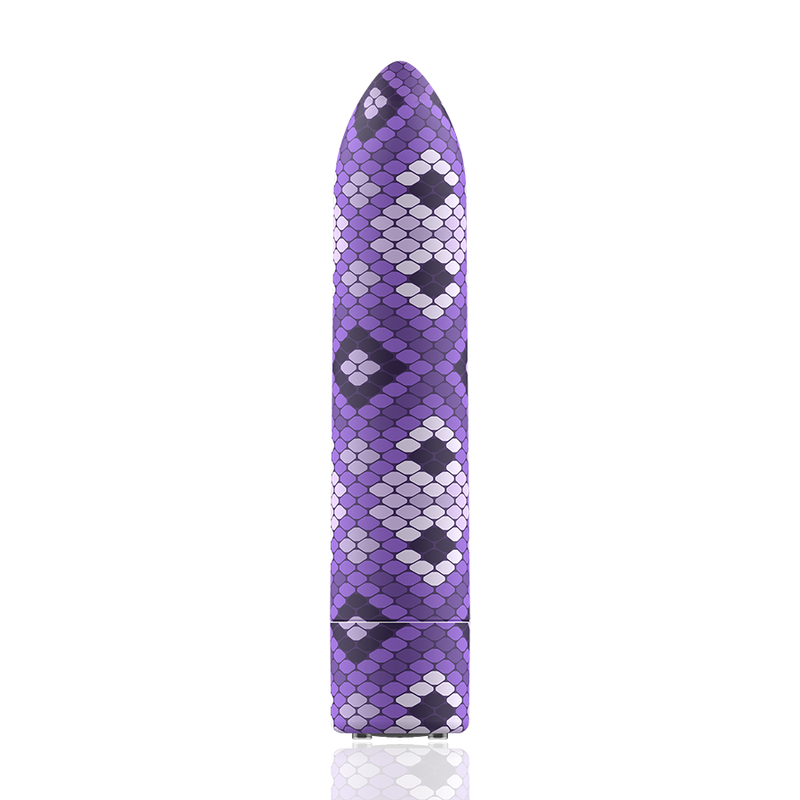 CUSTOM BULLETS - RECHARGEABLE SNAKE PURPLE MAGNETIC BULLET 10 INTENSITIES - 5