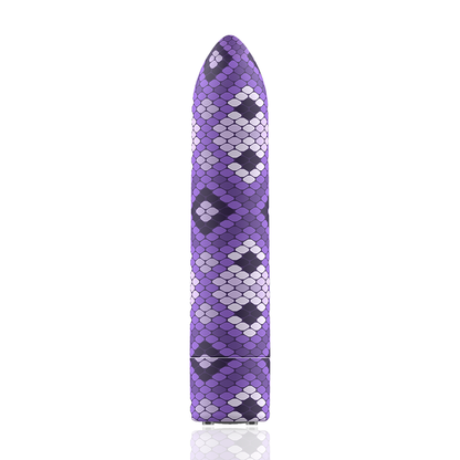 CUSTOM BULLETS - RECHARGEABLE SNAKE PURPLE MAGNETIC BULLET 10 INTENSITIES - 5