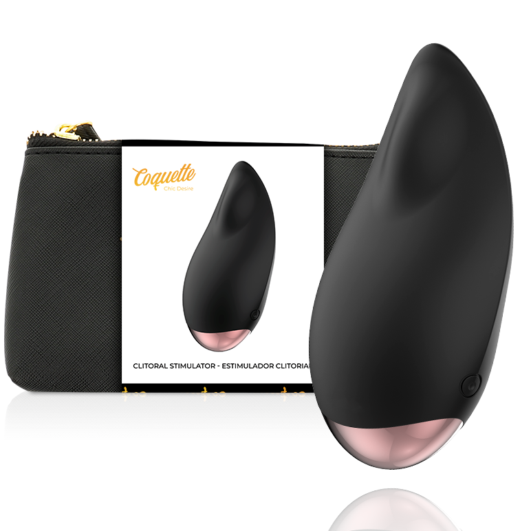 COQUETTE CHIC DESIRE - CLITORIAL STIMULATOR BLACK / GOLD DROP - 6