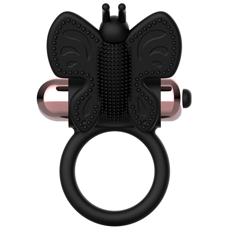 COQUETTE CHIC DESIRE - COCK RING BUTTERFLY WITH VIBRATOR BLACK/ GOLD - 5
