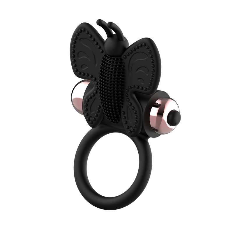 COQUETTE CHIC DESIRE - COCK RING BUTTERFLY WITH VIBRATOR BLACK/ GOLD - 4