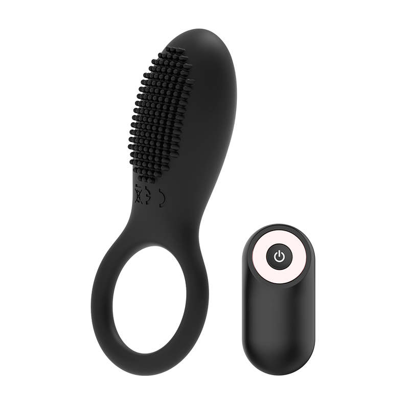COQUETTE CHIC DESIRE - COCK RING REMOTE CONTROL RECHARGEABLE BLACK/ GOLD - 7