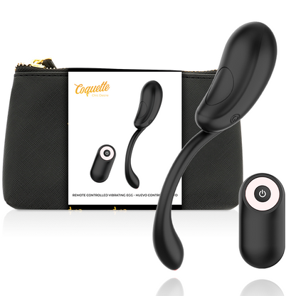 COQUETTE CHIC DESIRE - VIBRATING EGG REMOTE CONTROL RECHARGEABLE BLACK/ GOLD - 8