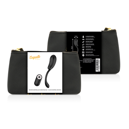 COQUETTE CHIC DESIRE - VIBRATING EGG REMOTE CONTROL RECHARGEABLE BLACK/ GOLD - 7