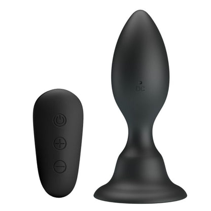 MR PLAY - ANAL PLUG WITH VIBRATION BLACK REMOTE CONTROL - 1