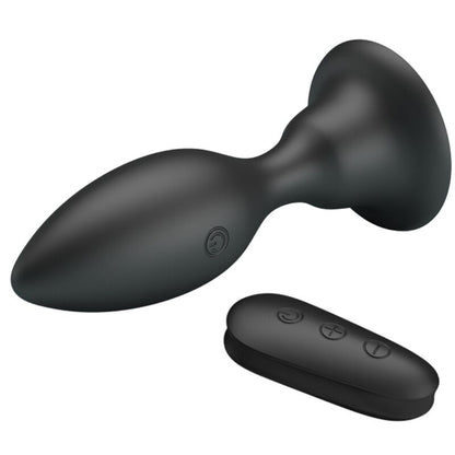 MR PLAY - BLACK VIBRATION REMOTE CONTROL BUTT PLUG
