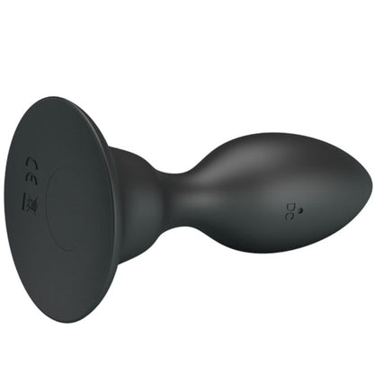 MR PLAY - BLACK VIBRATION REMOTE CONTROL BUTT PLUG