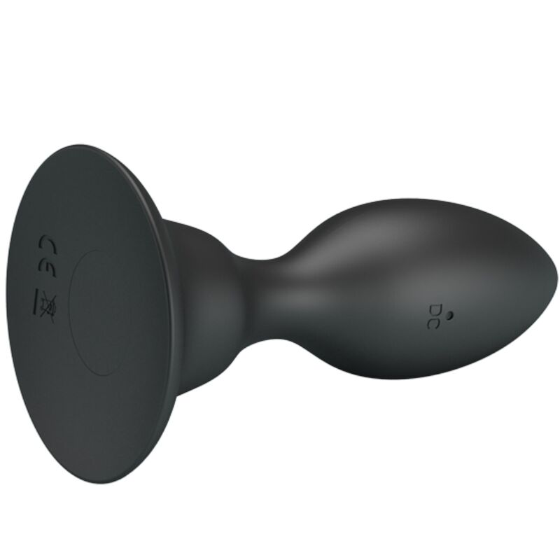 MR PLAY - BLACK VIBRATION REMOTE CONTROL BUTT PLUG