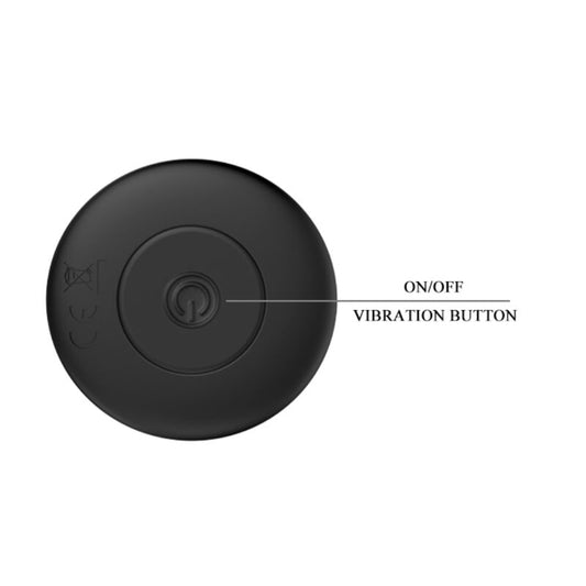 MR PLAY - RECHARGEABLE BLACK VIBRATOR ANAL PLUG - 1