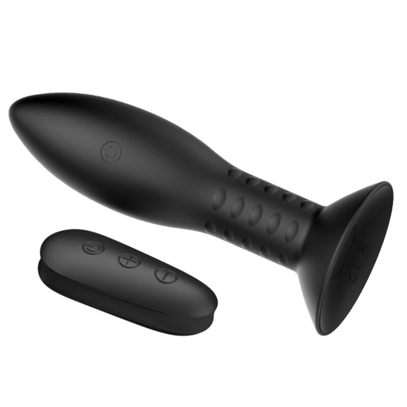 MR PLAY - PLUG WITH BLACK ROTATING BALLS REMOTE CONTROL - 6