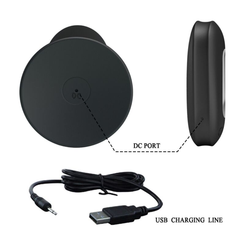 MR PLAY - ANAL PLUG WITH VIBRATION BLACK REMOTE CONTROL - 7