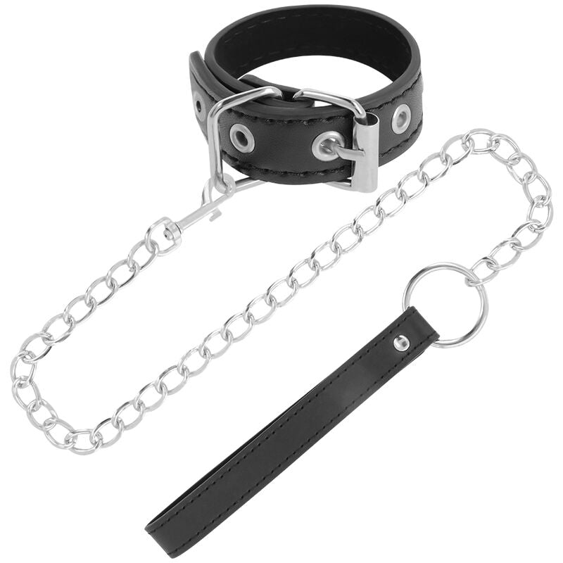 DARKNESS - PENIS RING WITH STRAP - 6