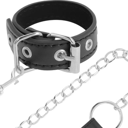 DARKNESS - PENIS RING WITH STRAP - 4