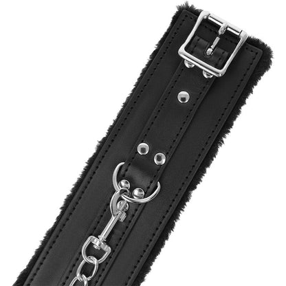 DARKNESS - BLACK LINED BDSM HANDCUFFS - 2