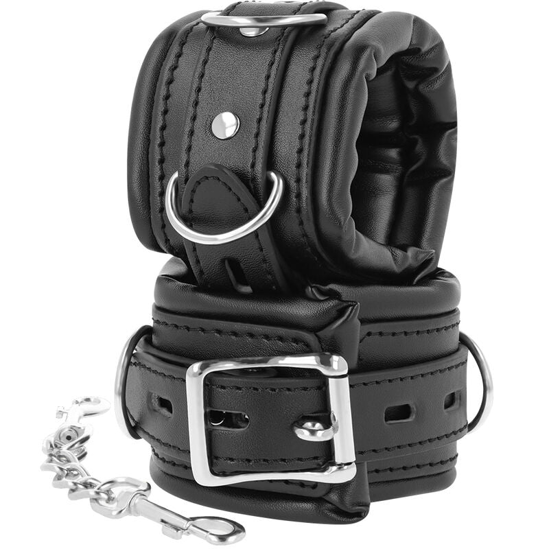DARKNESS - PADDED BDSM HANDCUFFS - 5