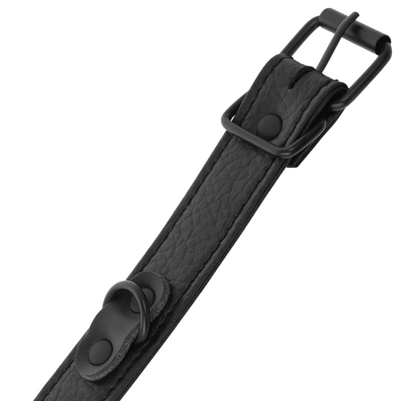 DARKNESS - WIDE THIN TEXTURED HANDCUFFS - 3