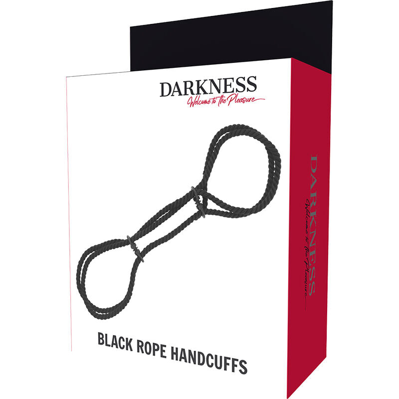 DARKNESS - 100% COTTON ROPE HANDCUFFS OR ANKLE CUFFS.