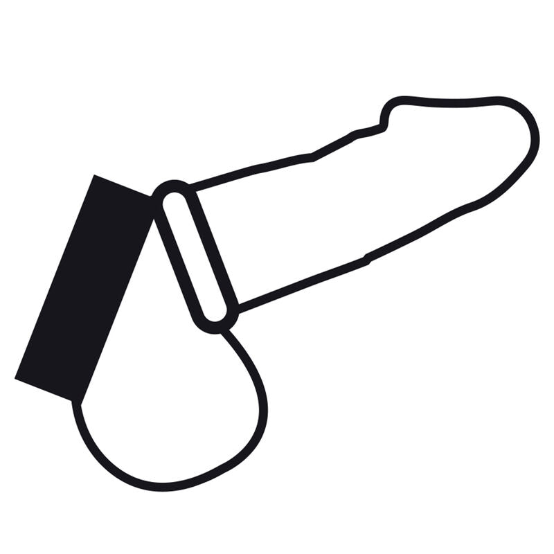 DARKNESS - METAL RING FOR THE PENIS AND TESTICLES - 4