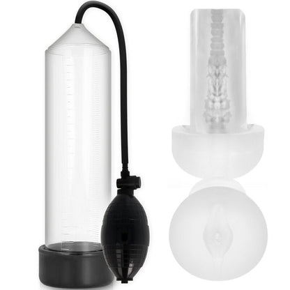 PUMP ADDICTED - RX3 TRANSPARENT WITH PLEASURE SLEEVE - 1