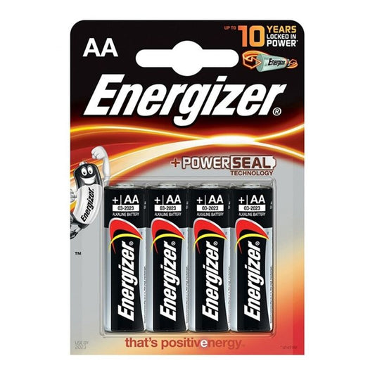 ENERGIZER - ALKALINE POWER BATTERY AA LR6 *4 - 1