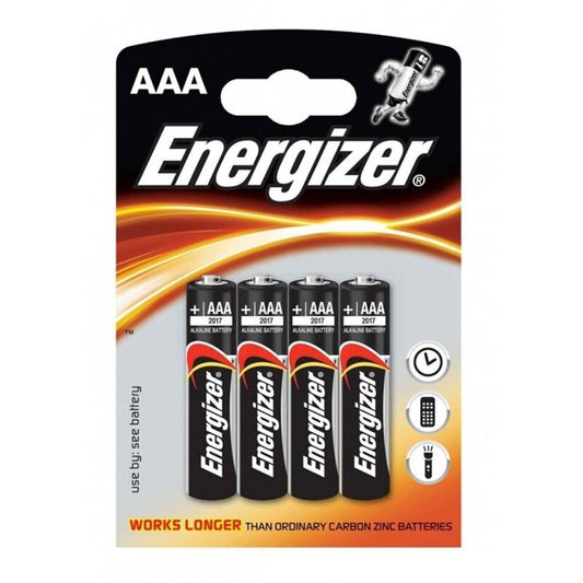 ENERGIZER - ALKALINE POWER BATTERY AAA LR03 *4 - 1
