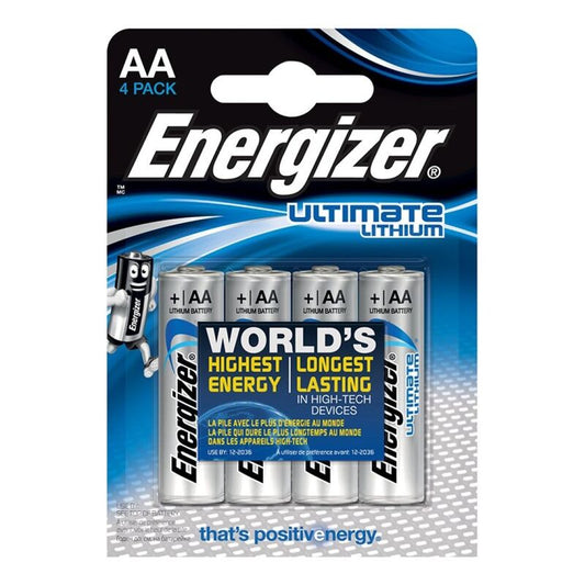 ENERGIZER - ULTIMATE LITHIUM AA L91 LR6 1,5V *4 - 1