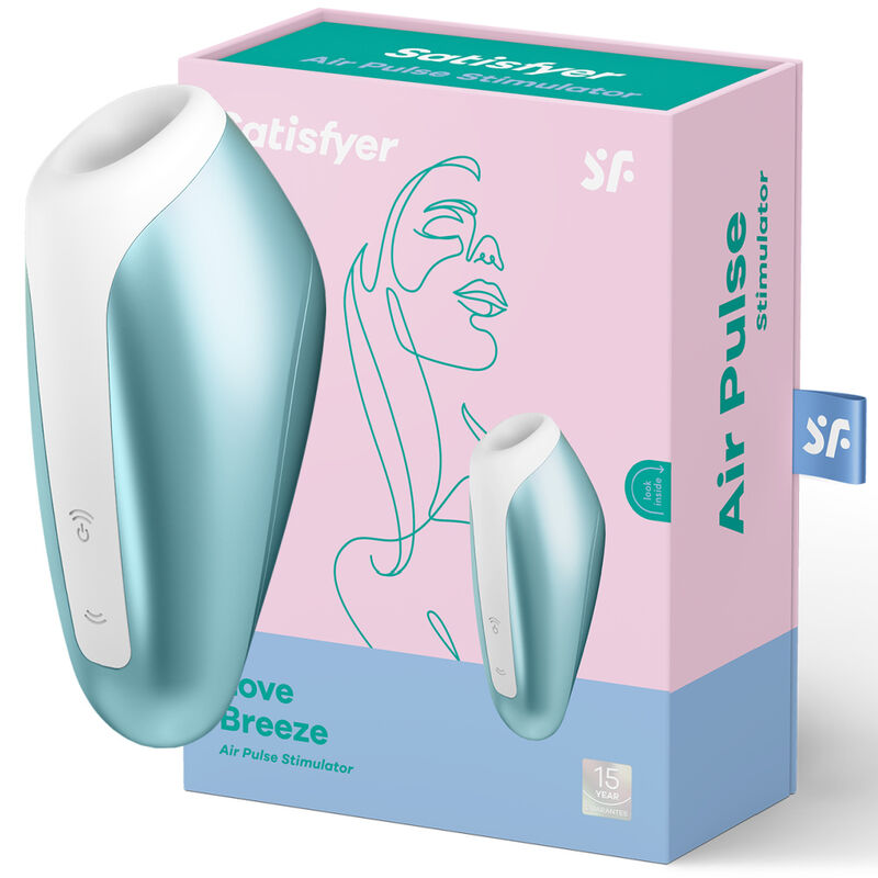 SATISFYER - LOVE BREEZE SUCTIONER ICE BLUE - 3