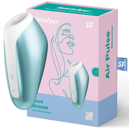 SATISFYER - LOVE BREEZE SUCTIONER ICE BLUE - 3