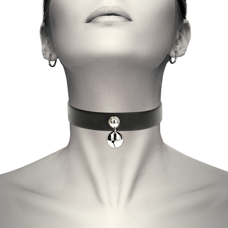 COQUETTE CHIC DESIRE - VEGAN LEATHER NECKLACE WOMAN RATTLE ACCESSORY - 4