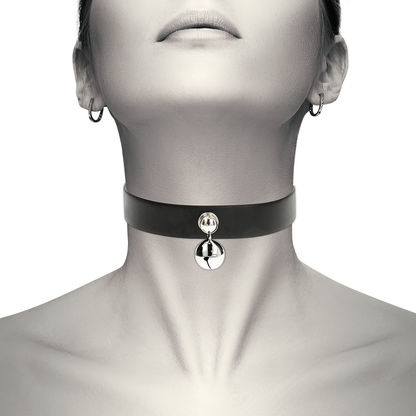 COQUETTE CHIC DESIRE - VEGAN LEATHER NECKLACE WOMAN RATTLE ACCESSORY - 4