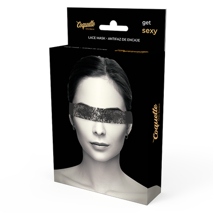 COQUETTE CHIC DESIRE - LACE MASK BLACK - 2