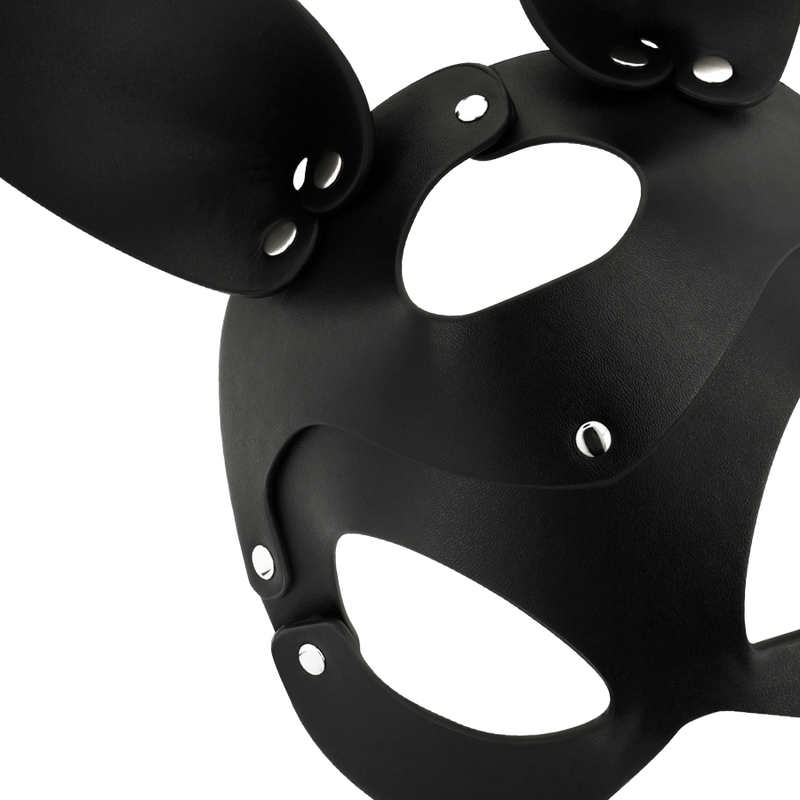 COQUETTE CHIC DESIRE - VEGAN LEATHER MASK WITH BUNNY EARS - 1