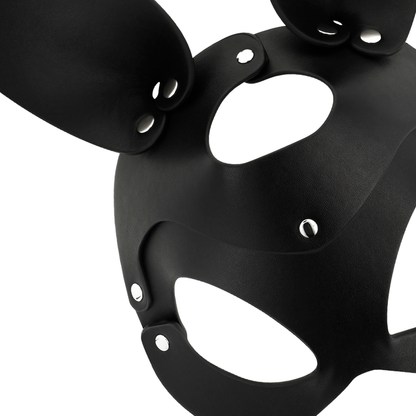 COQUETTE CHIC DESIRE - VEGAN LEATHER MASK WITH BUNNY EARS - 1