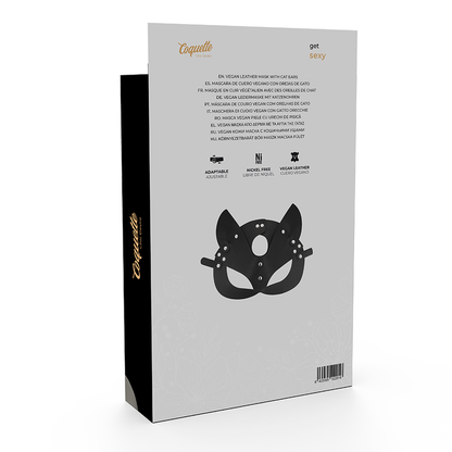 COQUETTE CHIC DESIRE - VEGAN LEATHER MASK WITH BUNNY EARS - 2