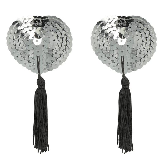 COQUETTE CHIC DESIRE - NIPPLE COVERS SILVER - 1