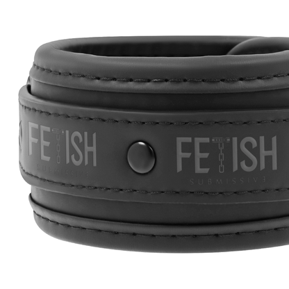 FETISH SUBMISSIVE - OPEN LEGS POSITION WITH NOPRENE LINING HANDCUFFS - 5