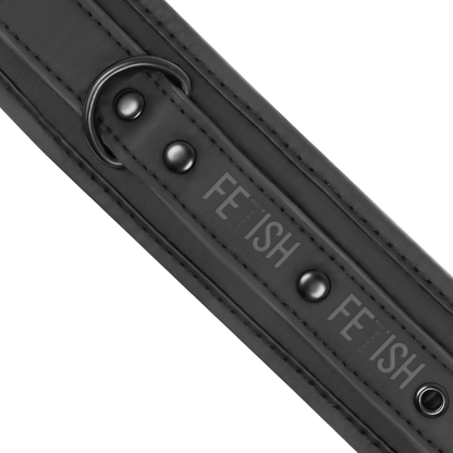 FETISH SUBMISSIVE - OPEN LEGS POSITION WITH NOPRENE LINING HANDCUFFS - 9
