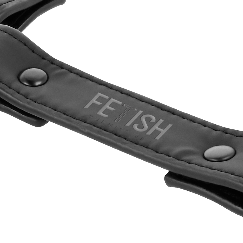 FETISH SUBMISSIVE - VEGAN LEATHER HANDCUFF UNION - 3