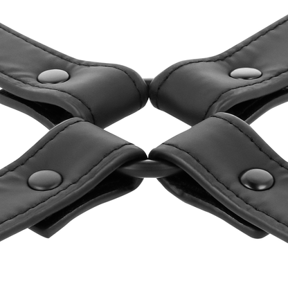 FETISH SUBMISSIVE - VEGAN LEATHER HANDCUFF UNION - 2