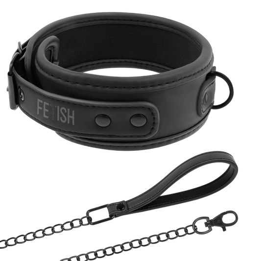 FETISH SUBMISSIVE - NOPRENE LINING CHAIN NECKLACE - 1