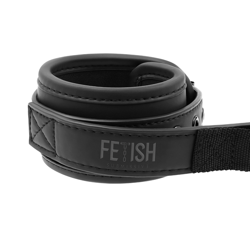 FETISH SUBMISSIVE - NOPRENE LINING HANDCUFFS WITH HANDLE - 8